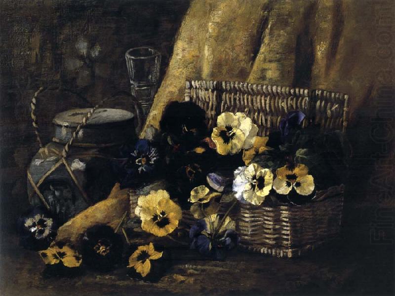 Basket of Pansies, Hirst, Claude Raguet